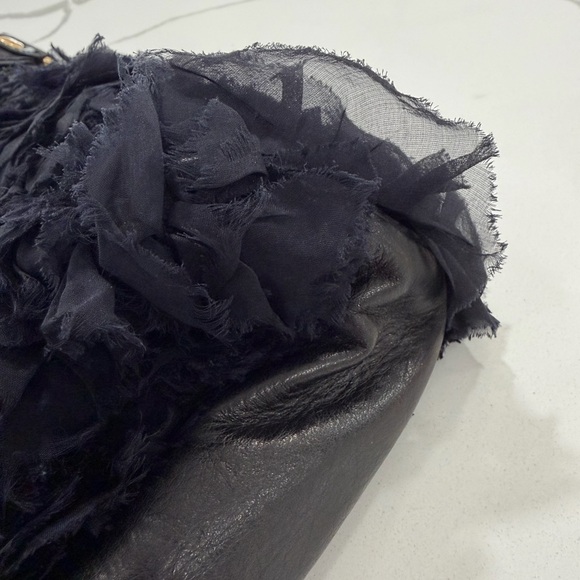 Juicy Couture silk chiffon and leather handbag - Picture 16 of 16